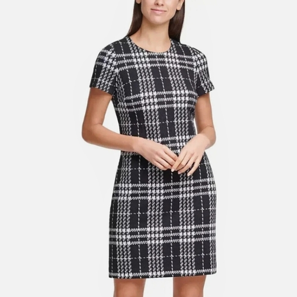 Calvin Klein Dresses & Skirts - Calvin Klein Plaid Sheath Dress